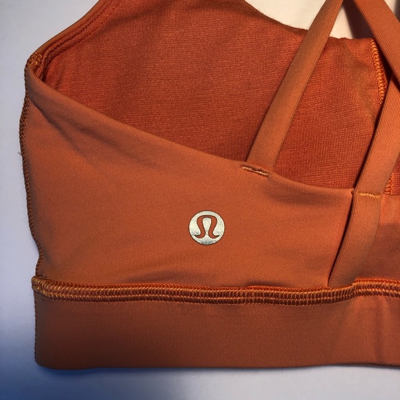 Lululemon Energy Bra Golden Apricot 4 - Picture 6 of 12